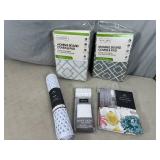 New Shower Curtain, Hooks, Tub Mat, Ironing Board Covers