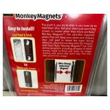 8 New Pairs of Ruby Monkey Magnets