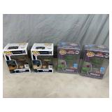 4 New Funko Pop Collectible Figurines - US Marines and Ninja Turtles