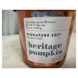 New Signature Soy Plant Based Wax Blend 2 Wick Candle - Heritage Pumpkin