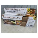 New Pack of 2 Copper Infused Grilling / Baking Mats