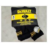 4 New Pairs Dewalt Work Socks