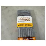 2 New Pairs Copper Fit Works Socks