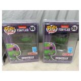 4 New Funko Pop Collectible Figurines - US Marines and Ninja Turtles