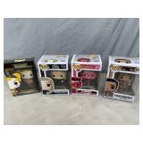 4 New Funko Pop Collectible Figurines - The Office, Catwoman, Harley Quinn, Etc