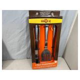 New 4 pc Forged Stainless Steel BBQ Set