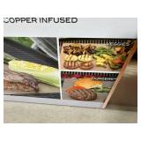 New Pack of 2 Copper Infused Grilling / Baking Mats