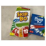 4 New Card Games - Dos, Skip-Bo, Phase 10, UNO