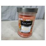 New 18 oz Tuscany Premium Candle with Essential Oils