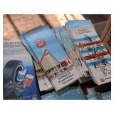 Road Maps - from Phillips 66 with Metal Display Rack - Illinois, Iowa, Kansas/Nebraska, North/South Dakota, Michigan, Eastern US, Montana/Wyoming, Idaho/Montana and more