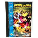 Vintage SEGA CD Game with Case & Manual "MICKEY MANIA The Timeless Adventures of Mickey Mouse 