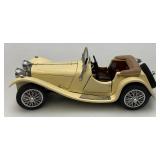 Franklin Mint (Jaguar SS-100) Miniature Die Cast In Original Box & Display Case In Original Box