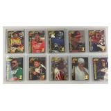 Misc. NASCAR Trading Cards In Top Loader Protective Sleeves