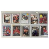 Misc. NASCAR Trading Cards In Top Loader Protective Sleeves