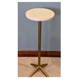 Marble Topped Gold Table / Stand