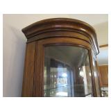 Curved Glass China Cabinet