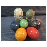 Eggs, Marble, Painted Shells