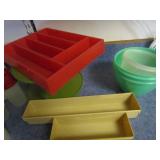 Tupperware, Drawer Organizers, Turntables