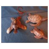 Wooden Turtles, Copper Lobster