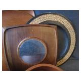 Teak Wood Bowls, Trays