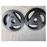 Lot of Two 25Lb CAP 2-Inch Weight Plates ( Used, Excellent Condition)