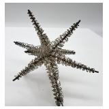 Antique Carved Notepad and Victorian Wire Tinsel Star