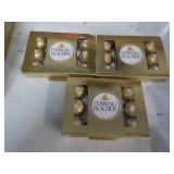 3 ct Ferrero Rocher 5.3 oz boxes...