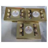 3 ct Ferrero Rocher 5.3 oz boxes...