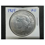 1925 AU Peace Dollar