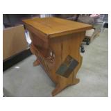 (BR2) Wood Magazine Rack End Table ...