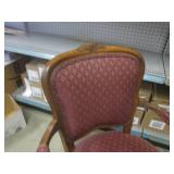 (EW1) Vintage Wood Chair with Cushi...