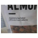 (B-1) 2 Pounds of Salted Almonds 2 ...