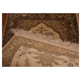 Beautiful Vintage Knotted Prayer Wool-Silk Style Accent Rug…