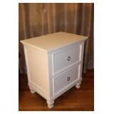 Two-Drawer Night Stand Accent Table Classic White Durable Finish By New Classic Home Furnishings Inc…