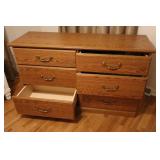 Clean Solid Six-Drawer Oak Dresser w/Smooth Gliding Drawers…