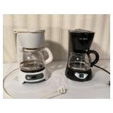 (2) Mr. Coffee 4-Cup Electric Coffee Pots