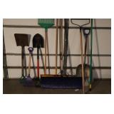 Garage/Shop...Shovels Racks Etc