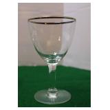 Kitchen Vintage…8-Piece Crystal 5.5” Goblets Stemware, 6” Cordial Etc