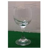 Kitchen Vintage…8-Piece Crystal 5.5” Goblets Stemware, 6” Cordial Etc