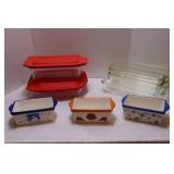 Kitchen Essentials…Pyrex Covered Casseroles, Ceramic/Glass Loaf Pans