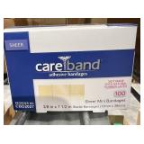 Careband - Sheer Adhesive Strip Bandages