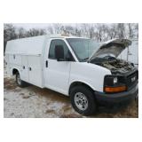 2017 GMC Savana 1 ton van with Knapheide contractors body