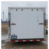 2011 White Forest River CargoMate 16 ft Enclosed Aluminum trailer