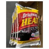 5 20lbs Bags - Prestone Driveway heat - Melts ice to -25 degrees Fahrenheit