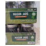 2 NEW PACKS OF BALL 12 PINT MASON JARS WITH LID ( 24 TOTAL WIDE MOUTH)