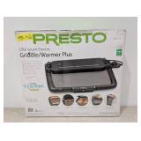 NEW PRESTO COOL-TOUCH ELECTRIC GRIDDLE/WARMER PLUS ( BROKEN HANDLE )