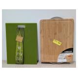 2 CUTTING BOARDS ( ARCHITEC POLY-FLAX & FARBERWARE PROFESSIONAL )