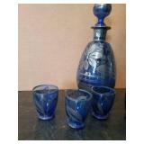 Fantastic Italian Nasco Decantur and Glasses