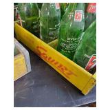 Large Collection of Pop Bottles with 3 Wood Crates