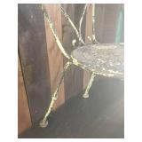 Solid Metal Ice Cream Parlor Chair